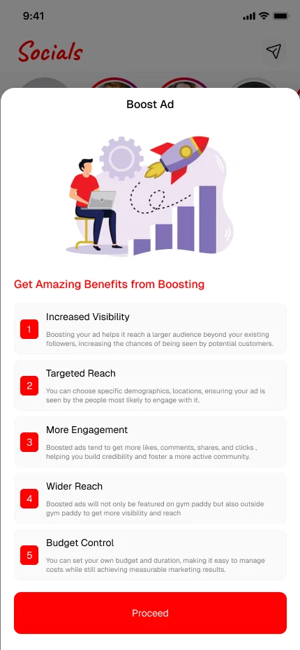 GymPaddy — Boost Ad