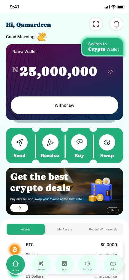 Earlybaze Technologies (Lagos) — Naira Home