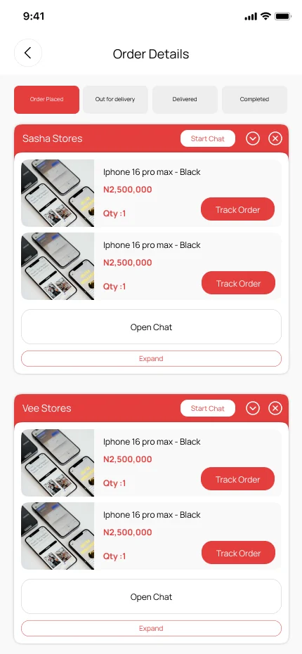 Colala Mall (Lagos) — Order Tracking