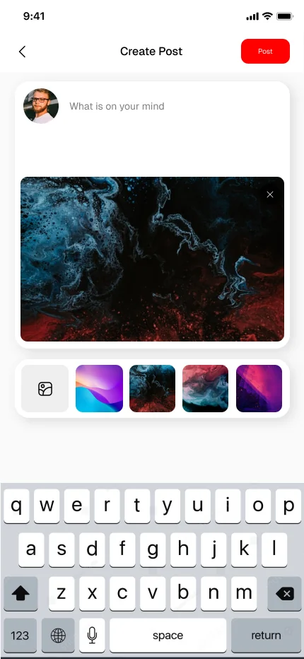 GymPaddy — Create Post