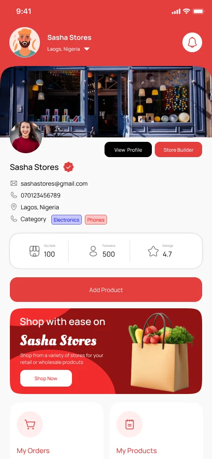 Colala Mall (Lagos) — Seller Store